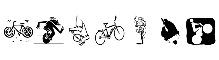 Cycling  Free Fonts Download