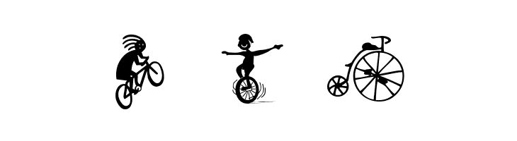 Cycling  Free Fonts Download
