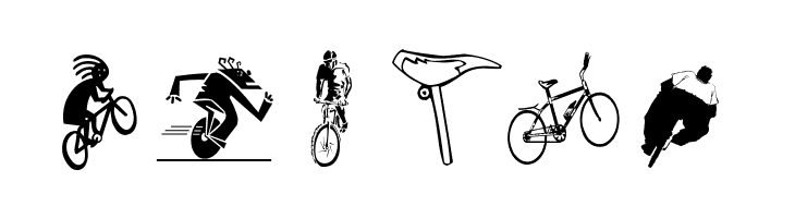 Cycling  Free Fonts Download