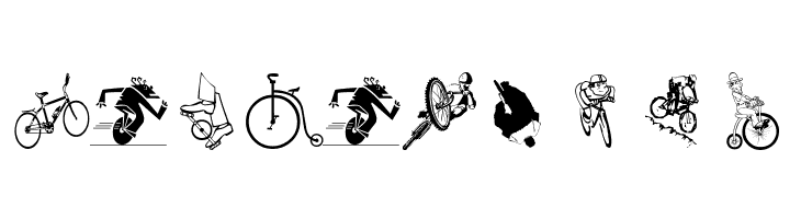 Cycling  Free Fonts Download
