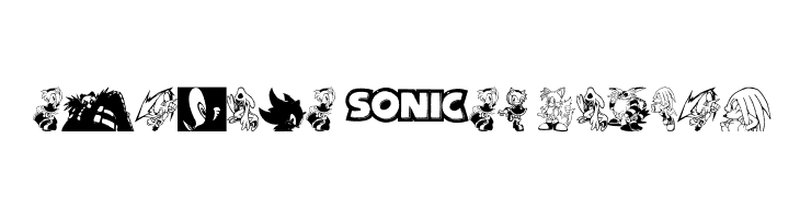 Sonic Mega Font  Free Fonts Download