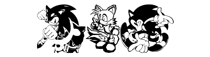 Sonic Mega Font  Free Fonts Download
