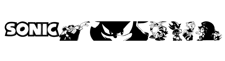 Sonic Mega Font  Free Fonts Download