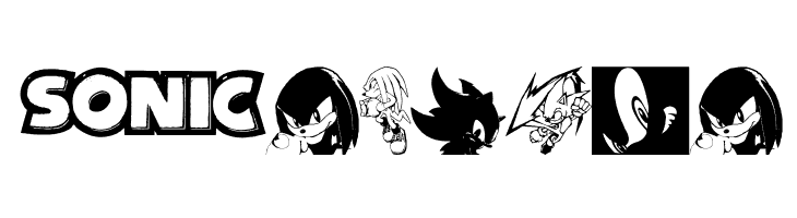 Sonic Mega Font  Free Fonts Download