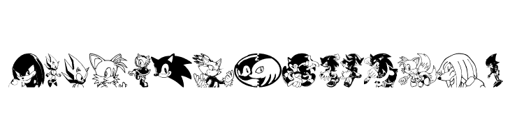Sonic Mega Font  Free Fonts Download