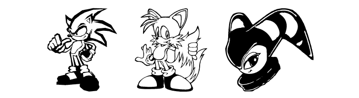 Sonic Mega Font  Free Fonts Download