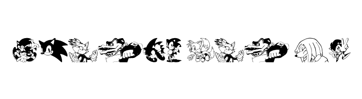 Sonic Mega Font  Free Fonts Download