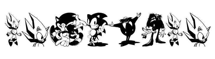 Sonic Mega Font  Free Fonts Download