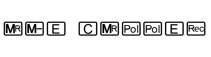 CalcHux  Free Fonts Download