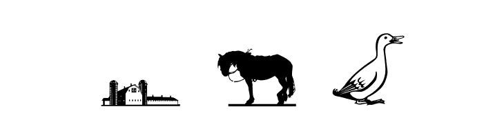 LCR On the Farm  Free Fonts Download
