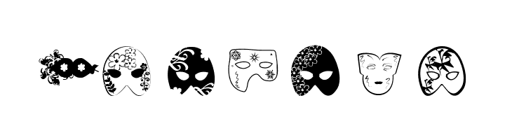 Mascaras de Veneza  Free Fonts Download