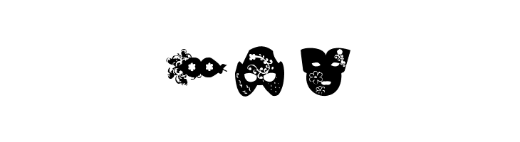 Mascaras de Veneza  Free Fonts Download