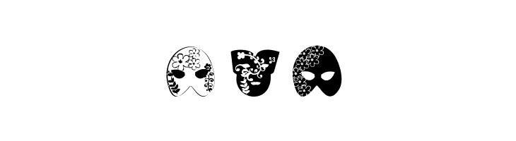 Mascaras de Veneza  Free Fonts Download