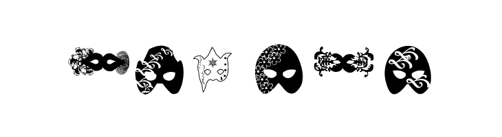 Mascaras de Veneza  Free Fonts Download