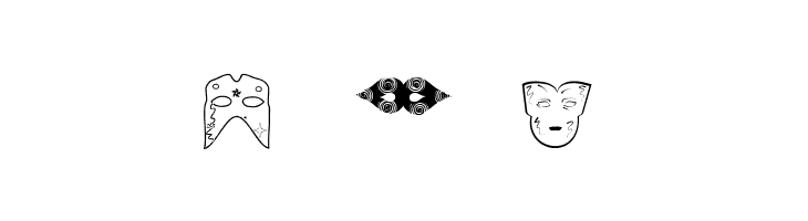 Mascaras de Veneza  Free Fonts Download