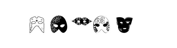 Mascaras de Veneza  Free Fonts Download