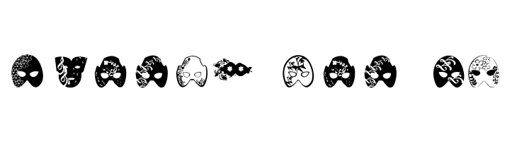 Mascaras de Veneza  Free Fonts Download