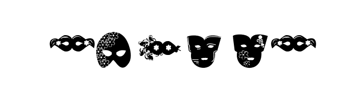 Mascaras de Veneza  Free Fonts Download