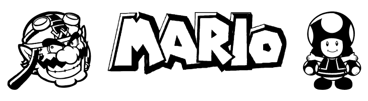 Mario and Luigi  Free Fonts Download