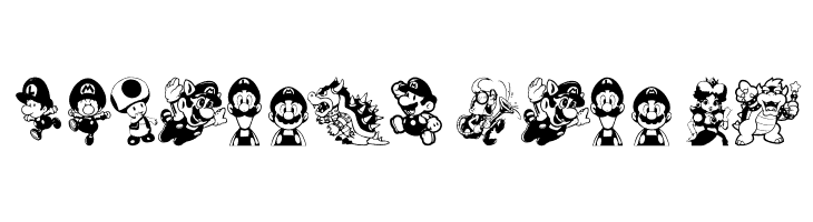 Mario and Luigi  Free Fonts Download