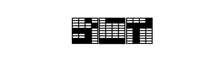 katakana,block  Free Fonts Download