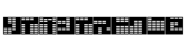 katakana,block  Free Fonts Download