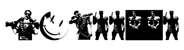 The Comedian Dingbats  Free Fonts Download