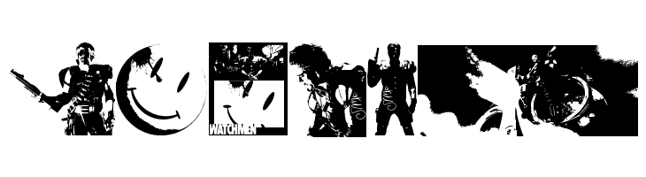 The Comedian Dingbats  Free Fonts Download