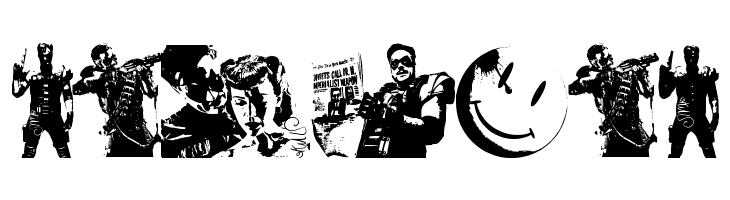 The Comedian Dingbats  Free Fonts Download