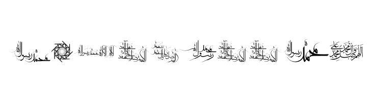 Mohammad RasoolAllah  Free Fonts Download