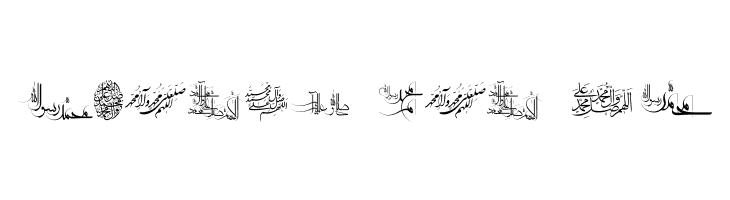 Mohammad RasoolAllah  Free Fonts Download
