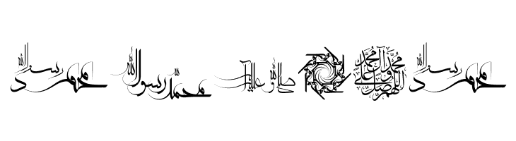 Mohammad RasoolAllah  Free Fonts Download