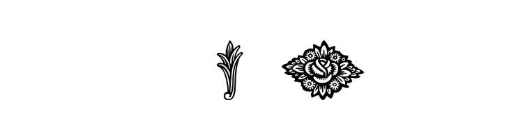 Schluss-Vignetten  Free Fonts Download