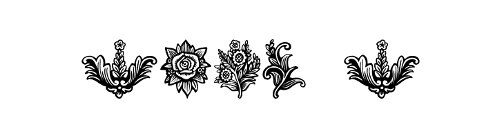 Schluss-Vignetten  Free Fonts Download