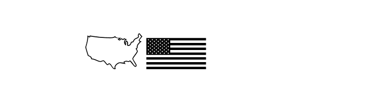 US Flag  Free Fonts Download