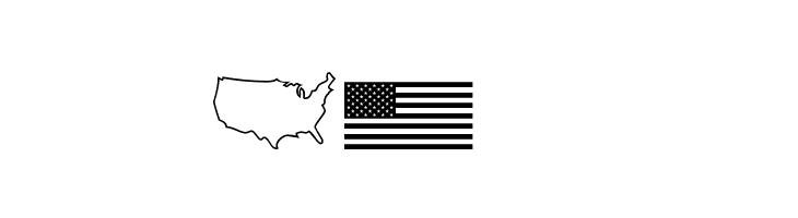 US Flag  Free Fonts Download