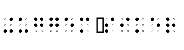 Braille AOE  Free Fonts Download