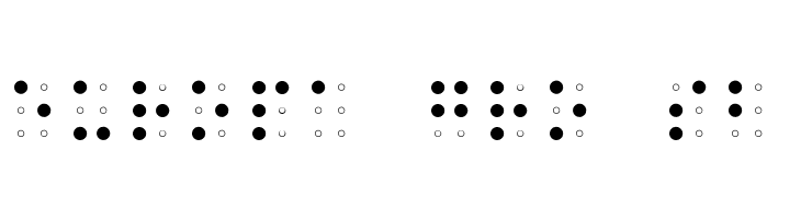 Braille AOE  Free Fonts Download