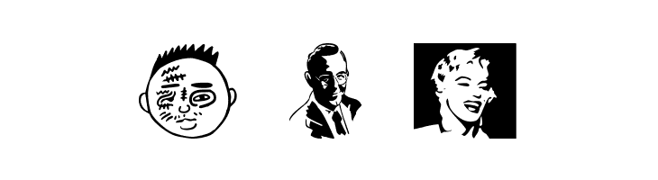 SakabePeople02  Free Fonts Download
