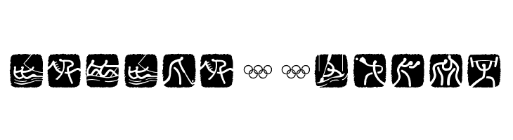 Olympic Beijing Picto  Free Fonts Download