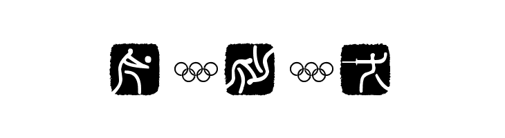Olympic Beijing Picto  Free Fonts Download