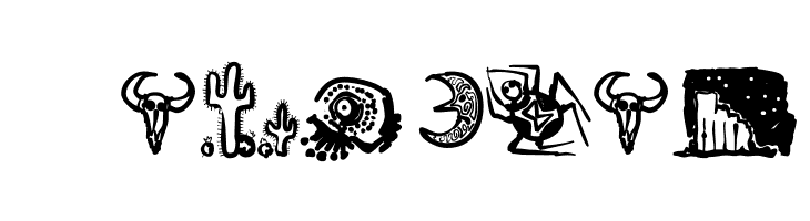 Death Valley Dingbats  Free Fonts Download