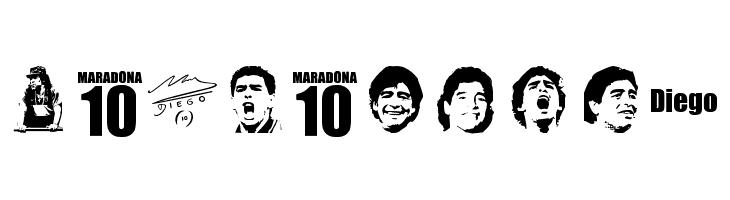 grande maradona  Free Fonts Download