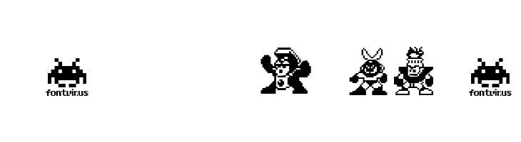 MegaMan  Villanz  Free Fonts Download