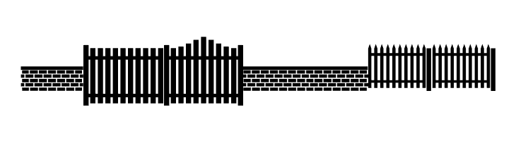 FontCo Fences  Free Fonts Download