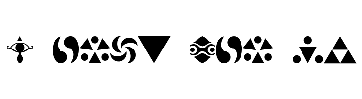 Hylian Symbols  Free Fonts Download