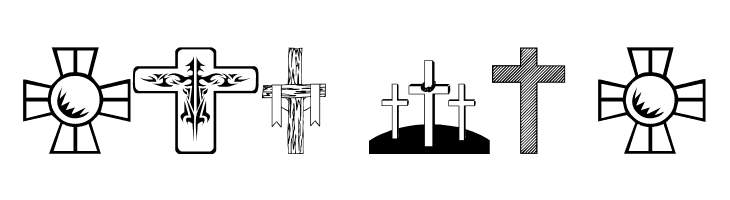 wmcrosses1  Free Fonts Download