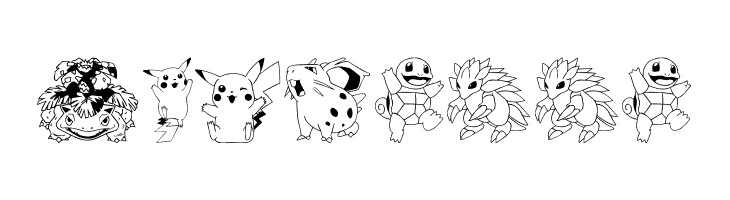 Pokemon Kiddy Ding  Free Fonts Download