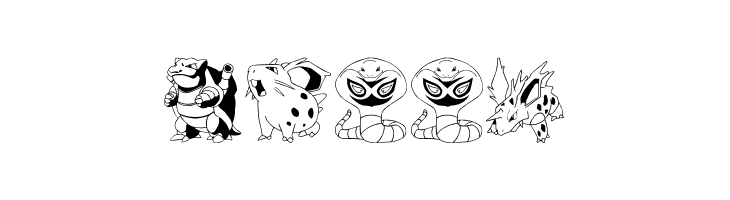 Pokemon Kiddy Ding  Free Fonts Download