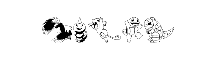 Pokemon Kiddy Ding  Free Fonts Download
